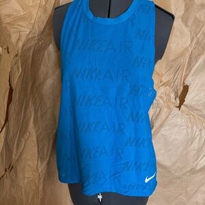Nike laser cut tank, longer in back